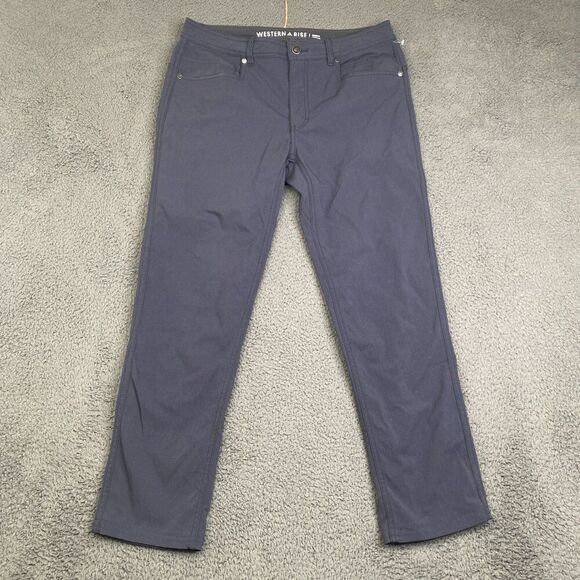 Western Rise Evolution Travel Pant Blue Grey SS19-WR-MPP Size 32 32x27 Nylon - Picture 1 of 9